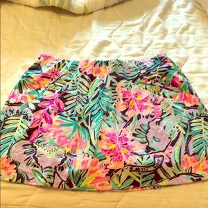 EUC LILLY PULITZER MADISON SKORT SZ SMALL